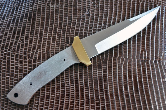 420 Stainless Steel Knife (420 Stainless Steel, Pair of 5.375 inch Bowie Blades)