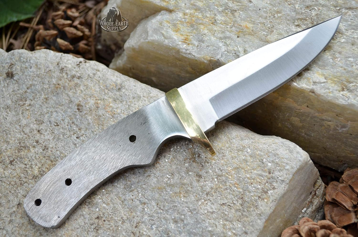 420 Stainless Steel Knife (420 Stainless Steel, Pair of 5.375 inch Bowie Blades)