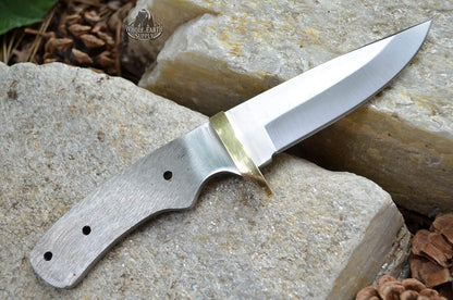 420 Stainless Steel Knife (420 Stainless Steel, Pair of 5.375 inch Bowie Blades)
