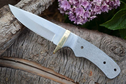 420 Stainless Steel Knife (420 Stainless Steel, Pair of 5.375 inch Bowie Blades)