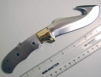 420 Stainless Steel Knife (420 Stainless Steel, Pair of 5.375 inch Bowie Blades)