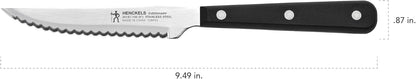 Razor-Sharp Steak Knives Set of 8, German Engineered | Informed by 100+ Years of Mastery. Dishwasher Safe. Stays Sharp with Micro Serrated Edges.
