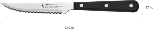 Razor-Sharp Steak Knives Set of 8, German Engineered | Informed by 100+ Years of Mastery. Dishwasher Safe. Stays Sharp with Micro Serrated Edges.