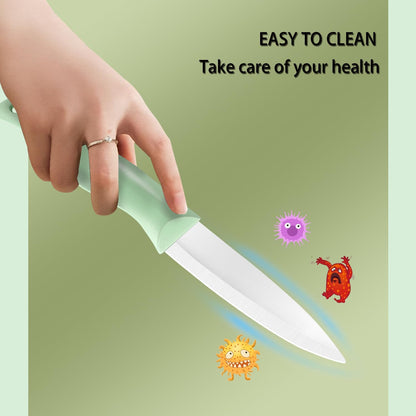 3 Pieces Ceramic Knives set, 4 inch Fruit Knife is Suitable for Most Vegetables, Fruits and Meats