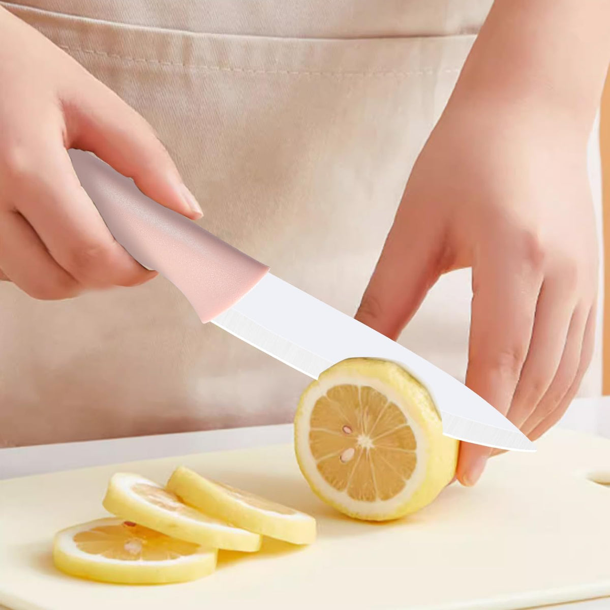 3 Pieces Ceramic Knives set, 4 inch Fruit Knife is Suitable for Most Vegetables, Fruits and Meats