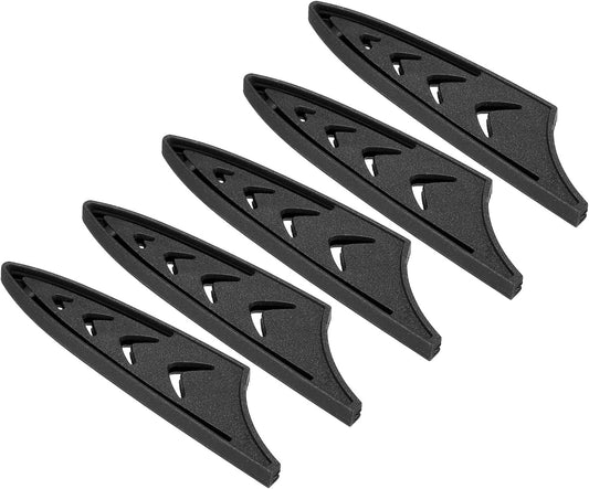 Safety Knife Cover Sleeves for 3.5" Paring Knife, ABS Universal Knife Sheath Edge Guard Blade Protector for Kitchen Black Pack of 5