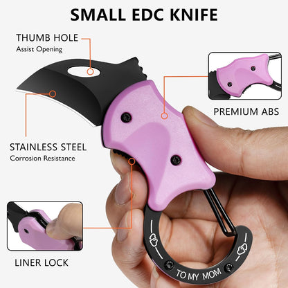BIRD 3 Pack Pink Pocket Knife for Women