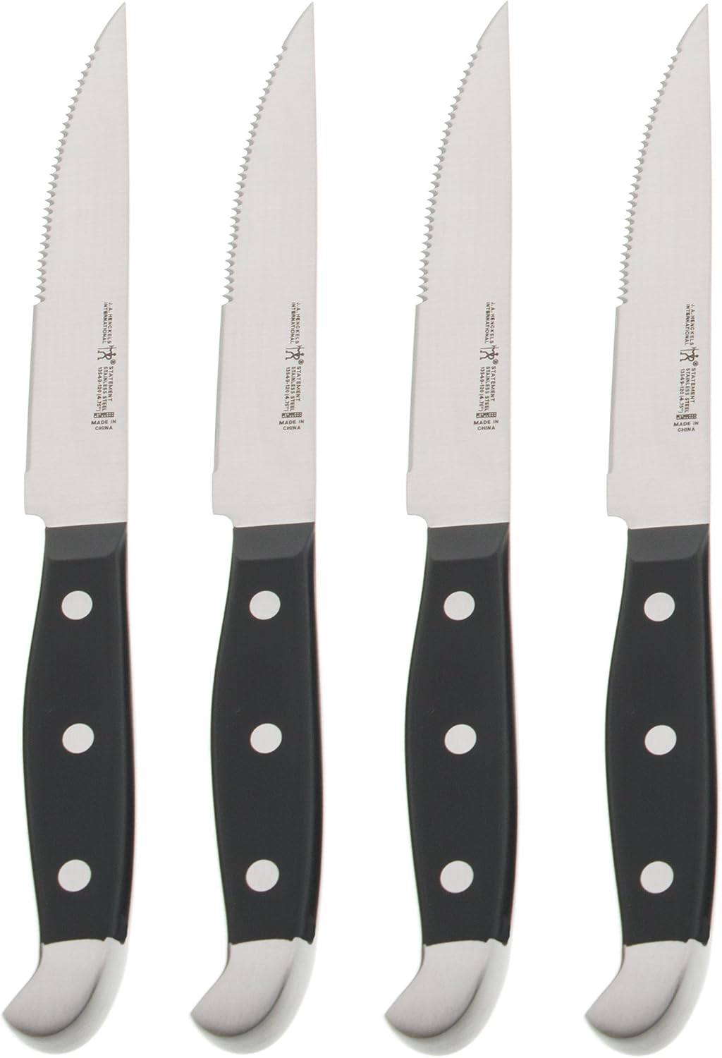 Statement Razor-Sharp Steak Knife Set of 4, German Engineered Informed by 100+ Years of Mastery