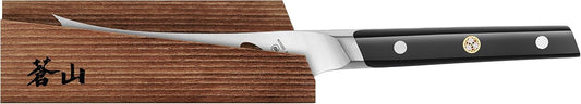Cangshan TC Series 1021141 Swedish 14C28N Steel Forged 5-Inch Tomato/Cheese Knife and Wood Sheath Set