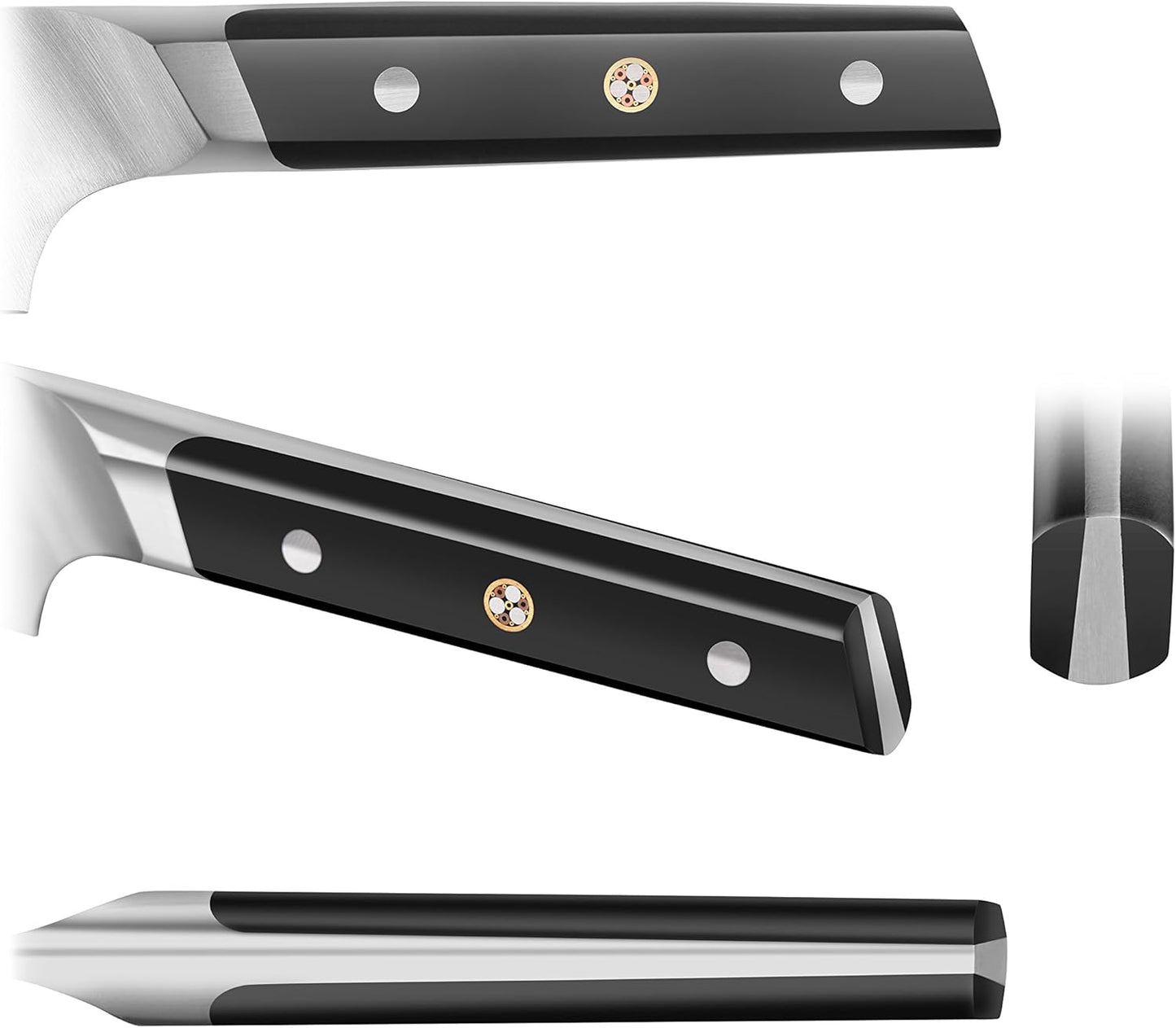 Cangshan TC Series 1021141 Swedish 14C28N Steel Forged 5-Inch Tomato/Cheese Knife and Wood Sheath Set