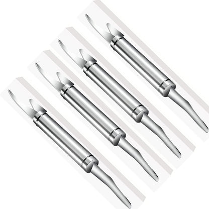 Shrimp Deveiner Tool and Peeler, Toadfish Shrimp Cleaner, 5 in 1 Multifunctional Shrimp Peeler and Deveiner Tool, Oyster Shucking Knife, Ergonomic Non-Slip Grip, Kitchen Essential, 9in