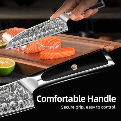 3.5 Inch Paring Knife, 67-Layer Damascus Steel VG-10 Blade, Small Fruit Slicer with Inlaid Handle, Multi-purpose Peeling & Petty Cutter for Vegetables