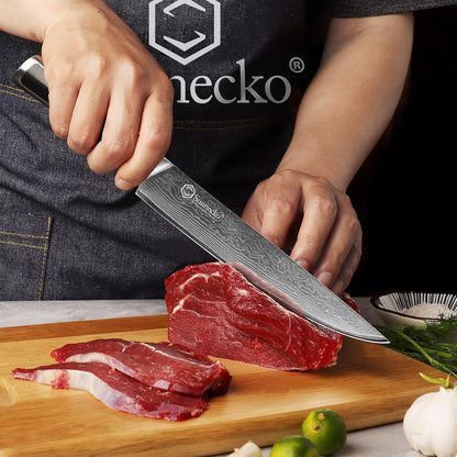 3.5 Inch Paring Knife, 67-Layer Damascus Steel VG-10 Blade, Small Fruit Slicer with Inlaid Handle, Multi-purpose Peeling & Petty Cutter for Vegetables