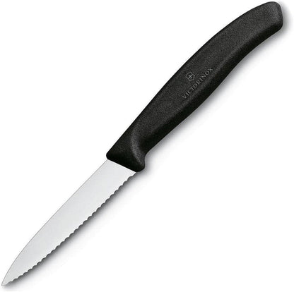 3.25 Inch Swiss Classic Paring Knife with Straight Edge, Spear Point, Pink