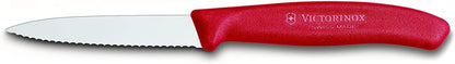 3.25 Inch Swiss Classic Paring Knife with Straight Edge, Spear Point, Pink