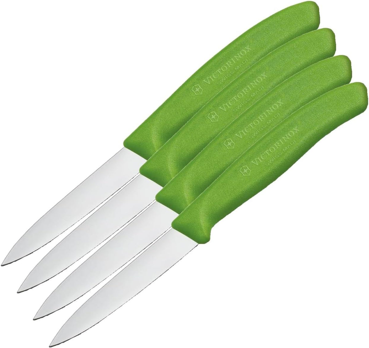 3.25 Inch Swiss Classic Paring Knife with Straight Edge, Spear Point, Pink
