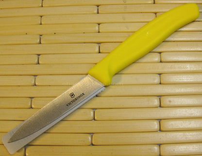 3.25 Inch Swiss Classic Paring Knife with Straight Edge, Spear Point, Pink