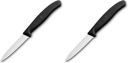 3.25 Inch Swiss Classic Paring Knife with Straight Edge, Spear Point, Pink