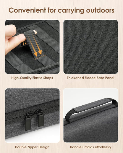 Knife Case for 40+ Pocket Knives, Display Collection, Folding Knife Holder | Butterfly Knives Storage Organizer, Multi-purpose Storage Box for Knife Collection and Display, Only Case