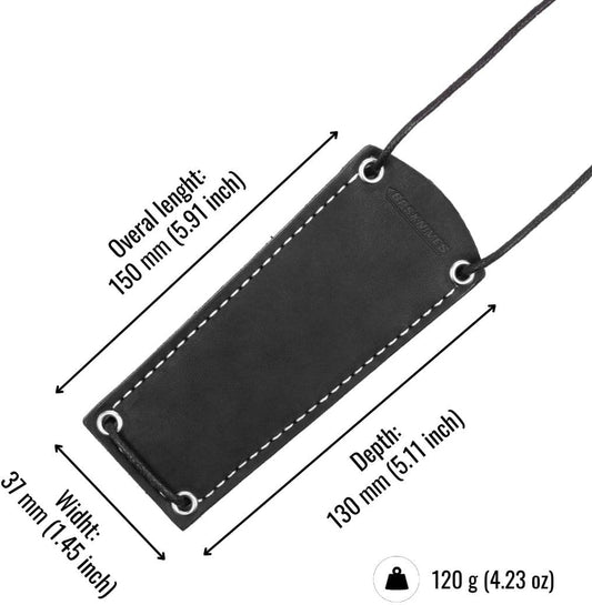 Genuine Leather Sheath for Small Knife - Outdoor Camping - Handmade Leather Case EDC