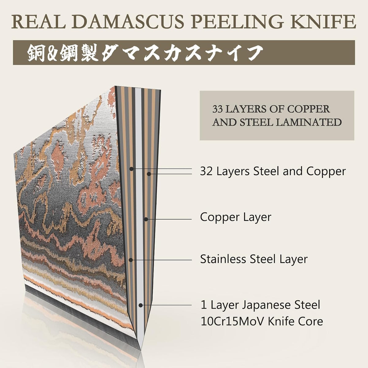 Damascus Chef Knife 8 inch, Japanese Kitchen Knives