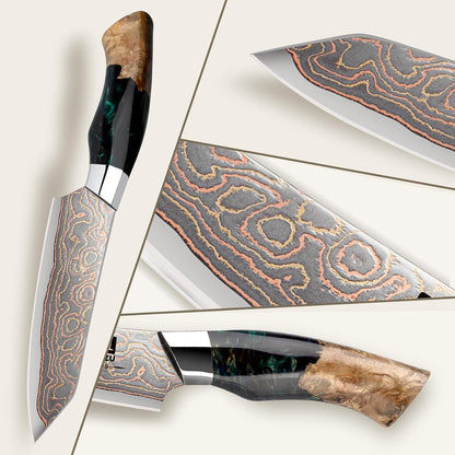 Damascus Chef Knife 8 inch, Japanese Kitchen Knives
