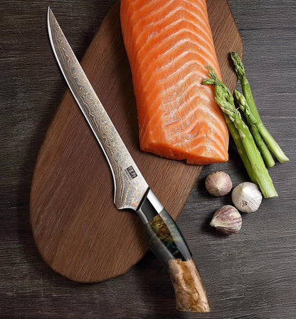 Damascus Chef Knife 8 inch, Japanese Kitchen Knives
