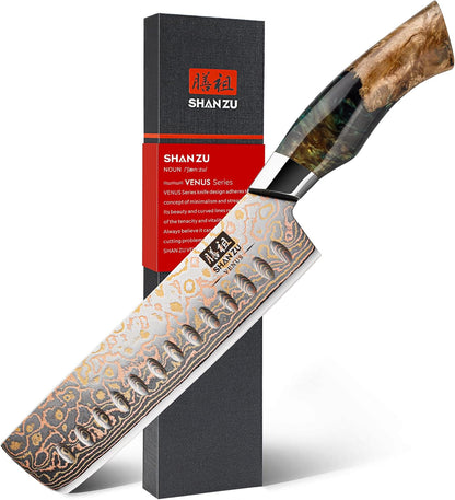 Damascus Chef Knife 8 inch, Japanese Kitchen Knives