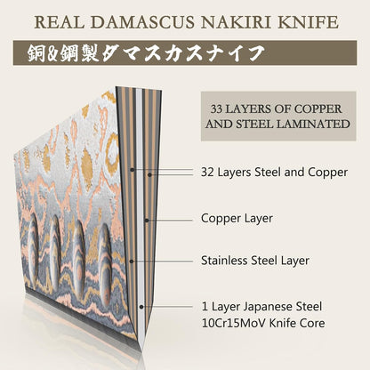 Damascus Chef Knife 8 inch, Japanese Kitchen Knives