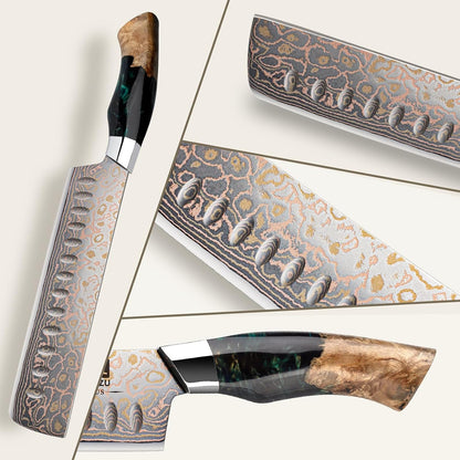 Damascus Chef Knife 8 inch, Japanese Kitchen Knives