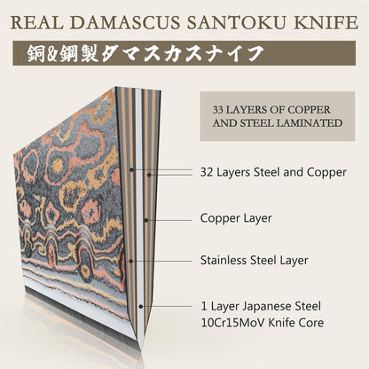 Damascus Chef Knife 8 inch, Japanese Kitchen Knives