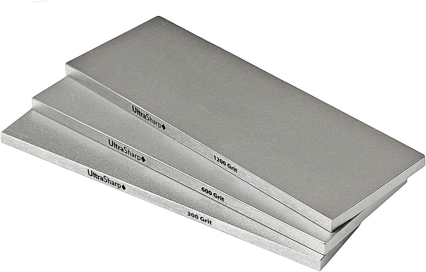 Ultra Sharp Diamond Sharpening Stone Set - 8 x 3 Coarse/Medium/Extra Fine