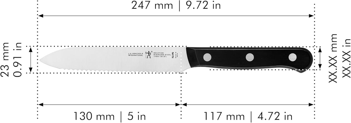 Solution 5-inch Serrated Utility Knife