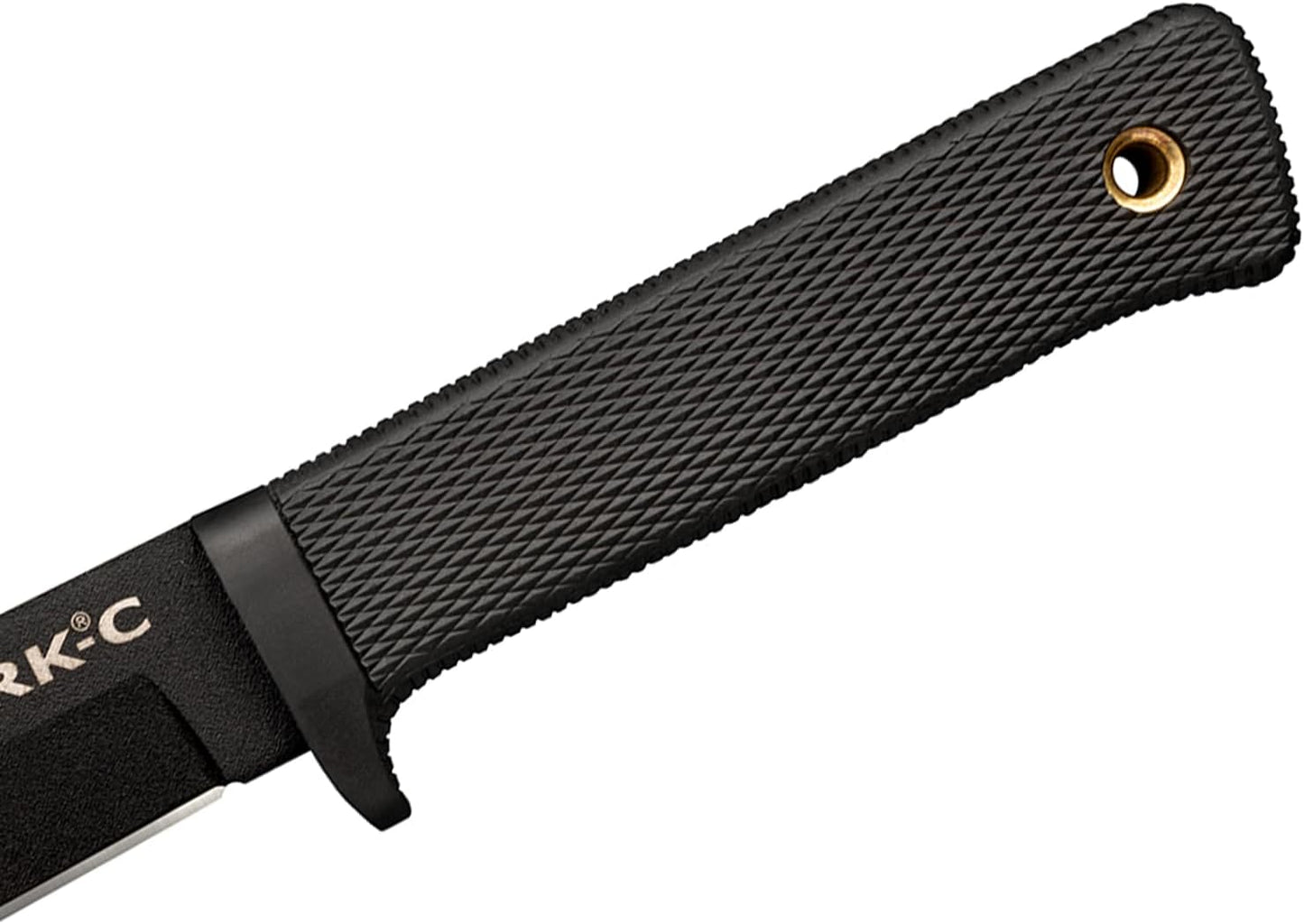 COLD STEEL SRK Compact 5" SK-5 Clip Point Razor-Sharp Blade 4.5" Durable Kray-Ex Handle Tactical Fixed Blade Knife w/Secure-Ex Sheath