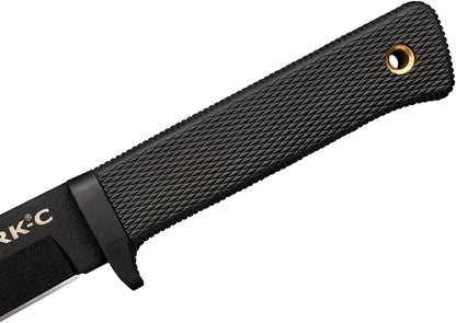 COLD STEEL SRK Compact 5" SK-5 Clip Point Razor-Sharp Blade 4.5" Durable Kray-Ex Handle Tactical Fixed Blade Knife w/Secure-Ex Sheath