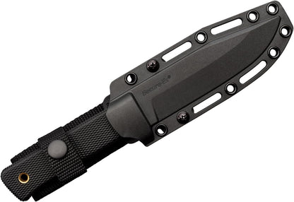 COLD STEEL SRK Compact 5" SK-5 Clip Point Razor-Sharp Blade 4.5" Durable Kray-Ex Handle Tactical Fixed Blade Knife w/Secure-Ex Sheath