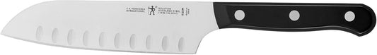 Solution Razor-Sharp Hollow Edge Santoku Knife 5-inch, German Engineered Informed by 100+ Years of Mastery