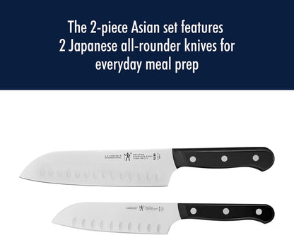 Solution Razor-Sharp Hollow Edge Santoku Knife 5-inch, German Engineered Informed by 100+ Years of Mastery