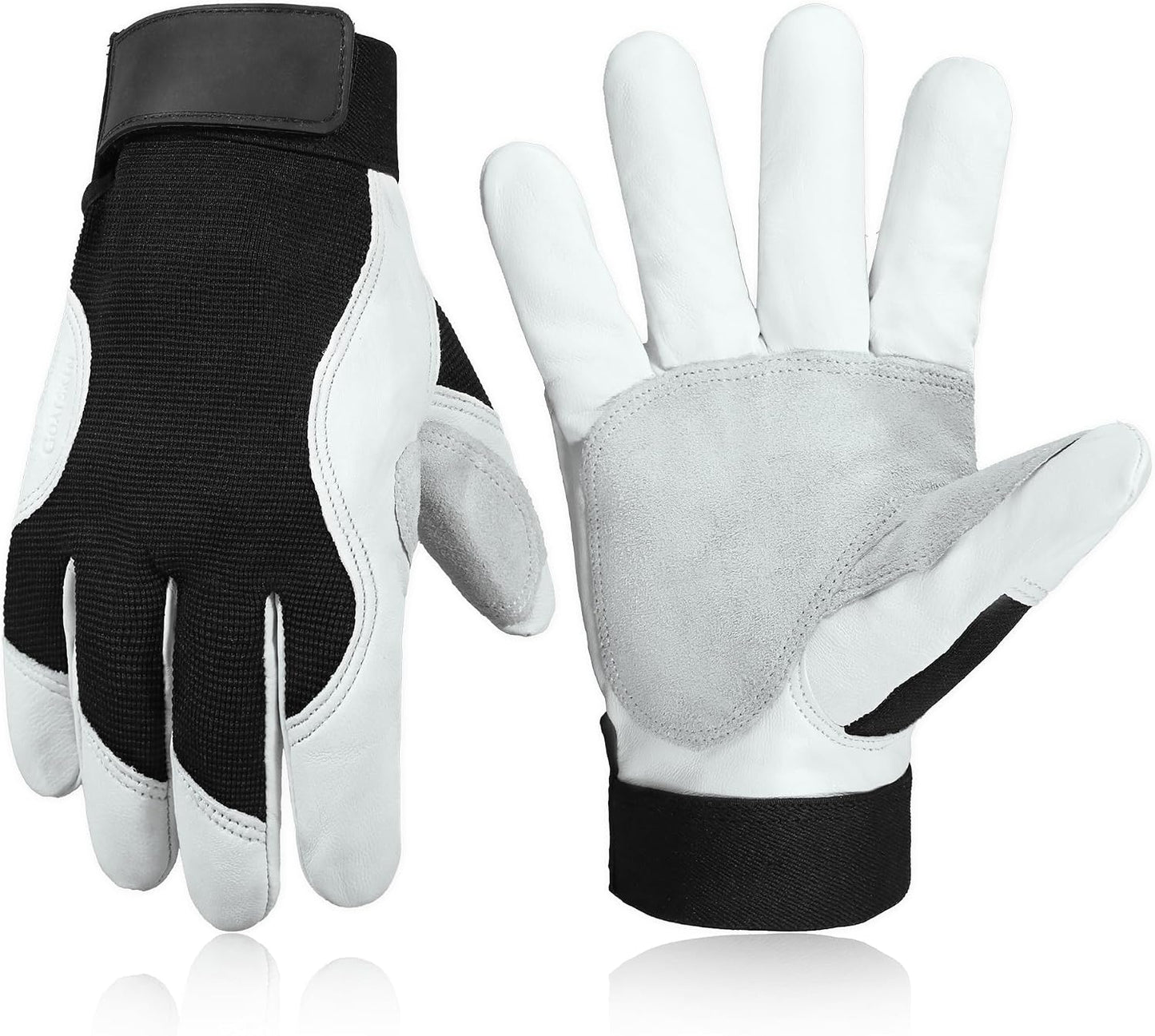Work Gloves for Men & Women, Utility Mechanic Working Gloves Touch Screen, Flexible Gardening Gloves for Yard