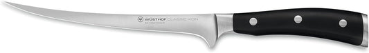 Wüsthof Classic IKON 7" Fillet Knife, Black