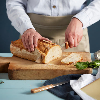 Parallele Bread Knife – Serrated, Curved Blade for Slicing Bread and Tough Rinds, High Carbon X50CrMoV15 Stainless Steel, Made in France