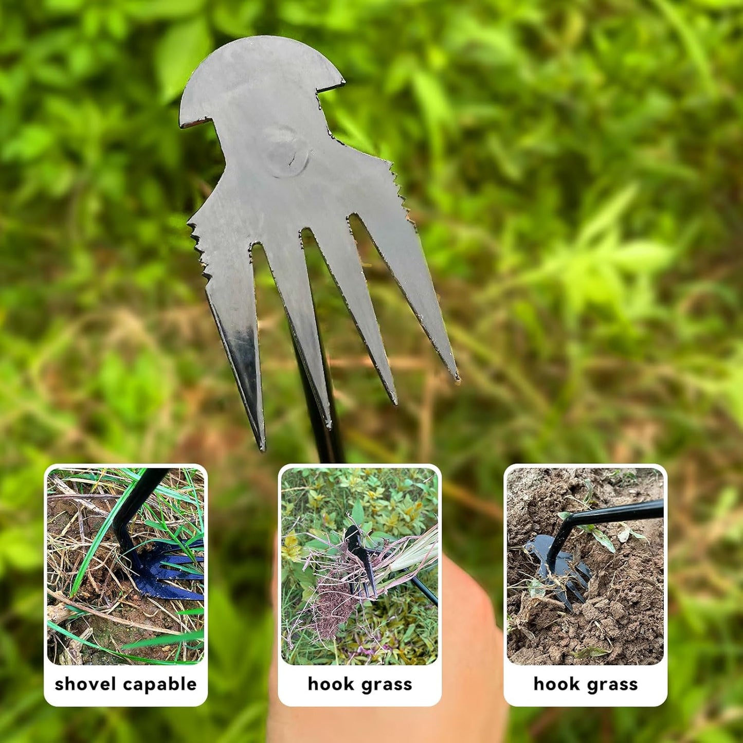 Weed Puller Tool,Portable Garden Hand Tool for Weed Removal,2026 New Garden Weeder Tool Stainless Steel Hand Weeder Tool,Tools for Vegetable Gardening Backyard Farm Planting & Weeding