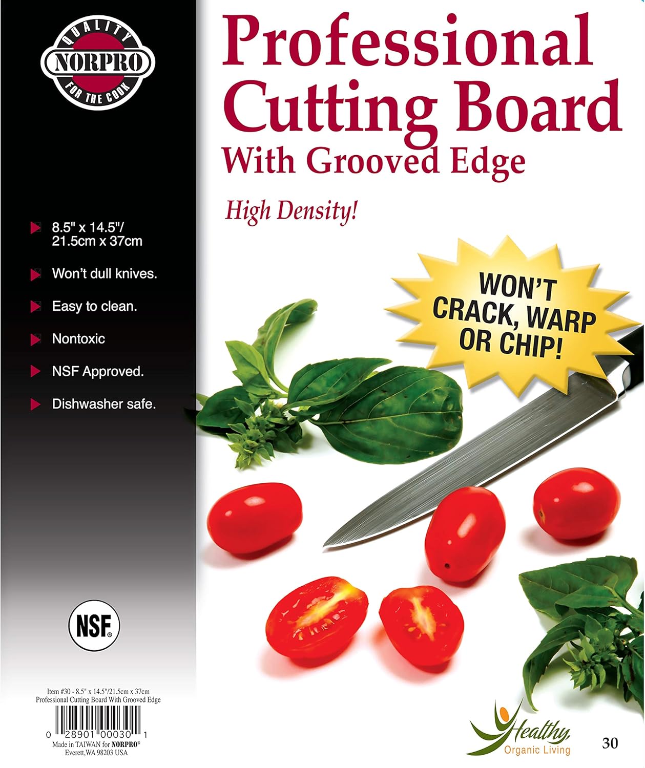 Norpro Professional Cutting Board, 17.5 in x 11.25 in