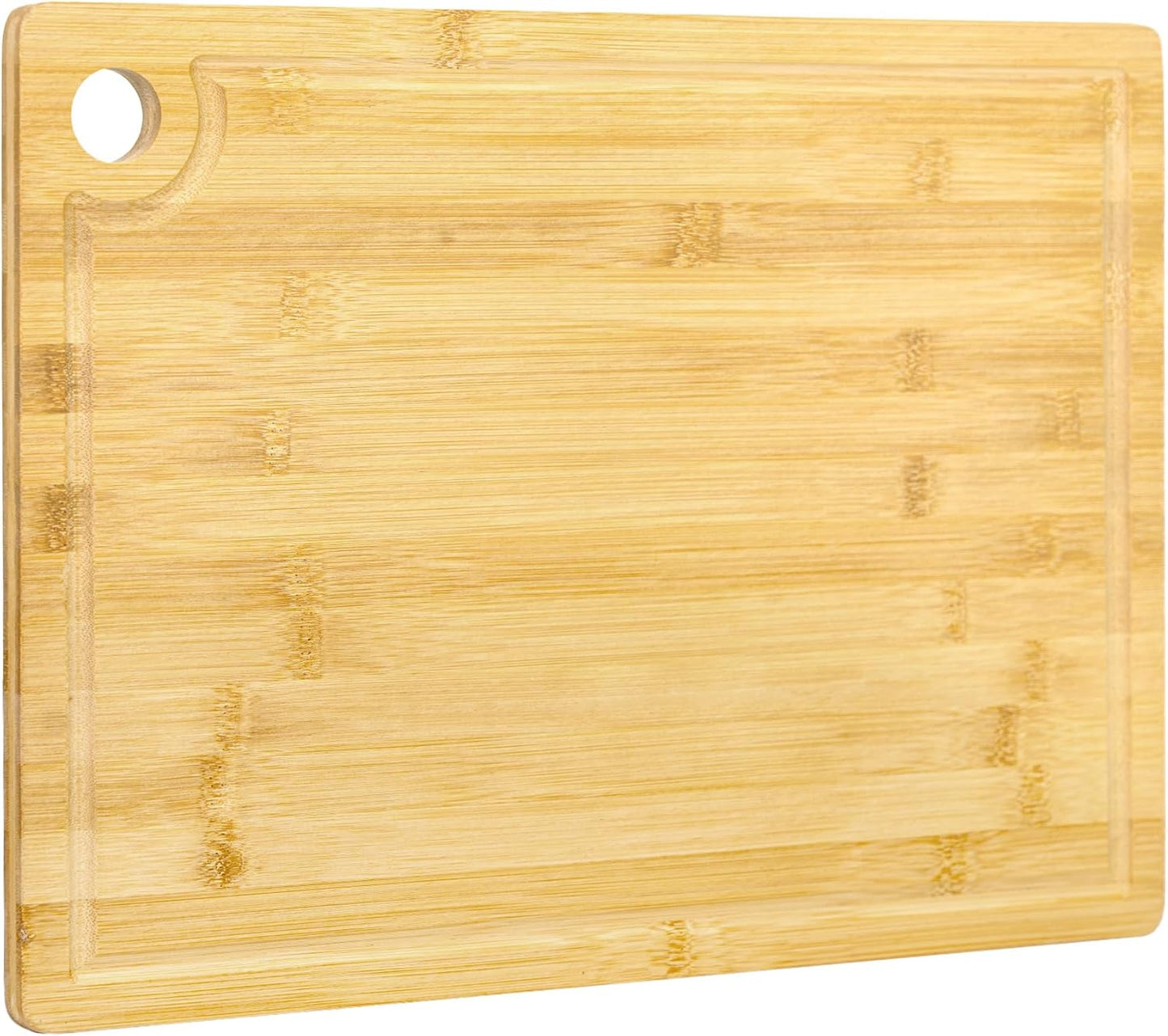 Utoplike Extra Large XXXL Bamboo Cutting Board 24 x16 Inch, Largest Wooden Butcher Block for Turkey, Meat, Vegetables, BBQ, Over the Sink Chopping Board with Handle and Juice Groove, Thickness 1.25"