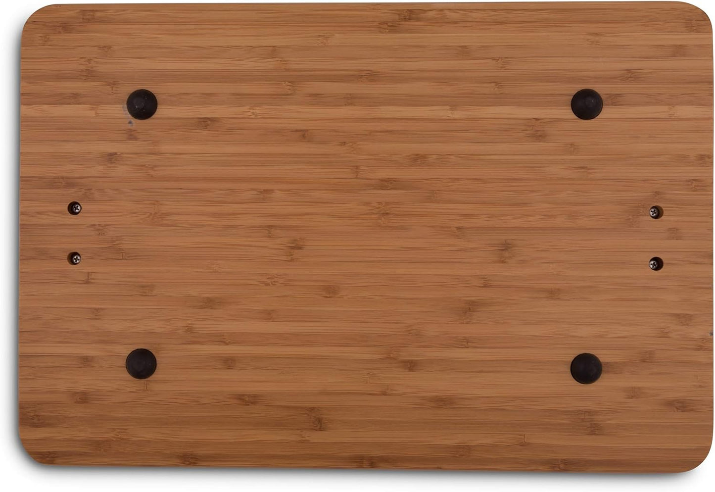 Arthur Court Designs Aluminum Longhorn Handle Bamboo Wood Carving/Cheese Board Large Tray for Serving Meats or Appetizer 20 inch x 13 inch