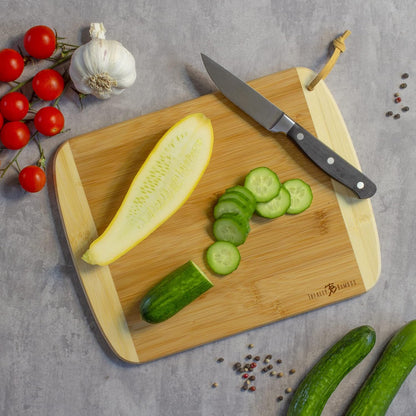Totally Bamboo A Slice of Life New Jersey State Serving and Cutting Board, 11" x 8.75" - Colors B