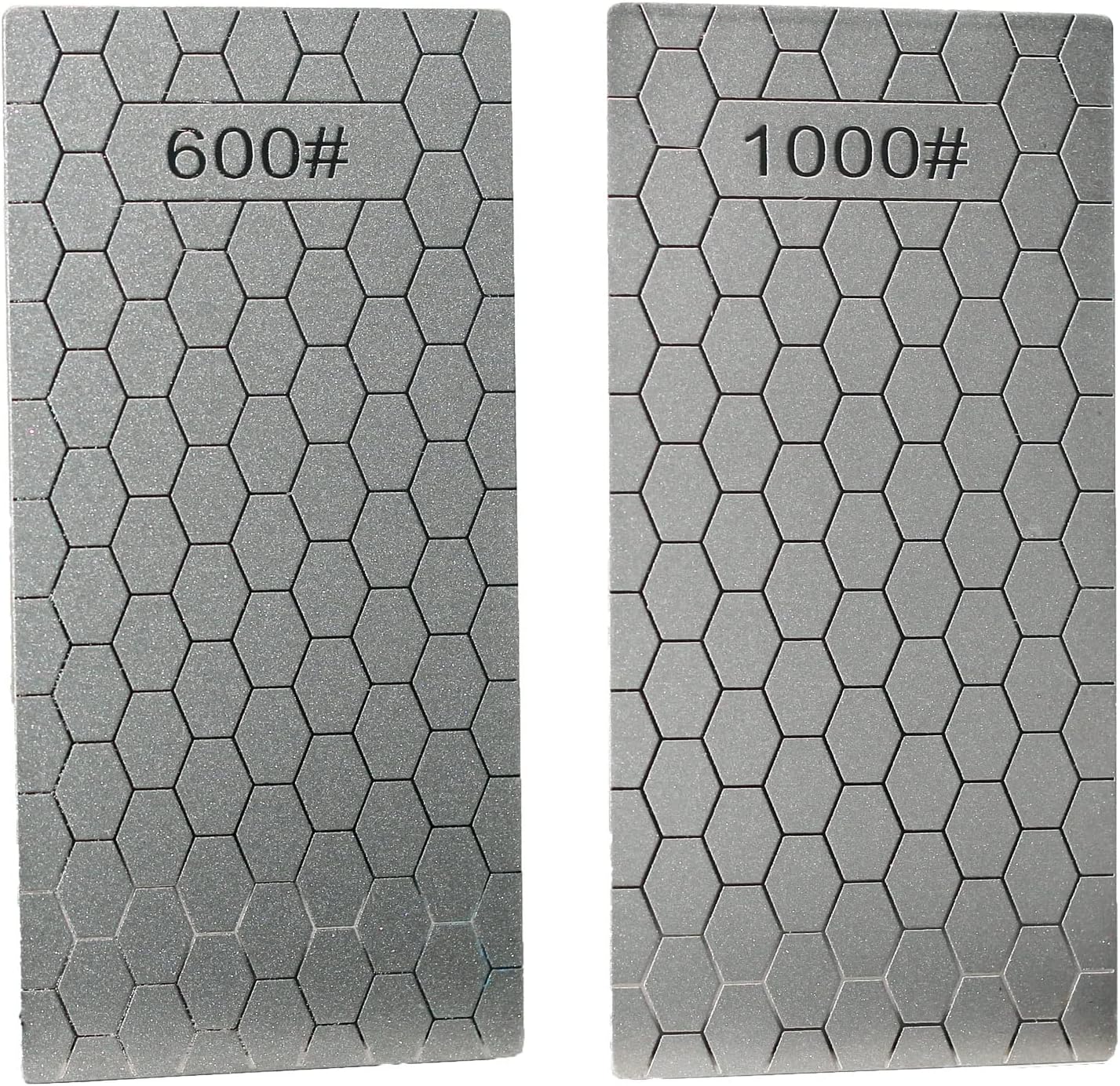 5 Pieces Diamond Sharpening Stone Set,Diamond Lapping Plate Coarse/Medium/Fine Grit Sharpener,400/600/800/1000/1200 Grit