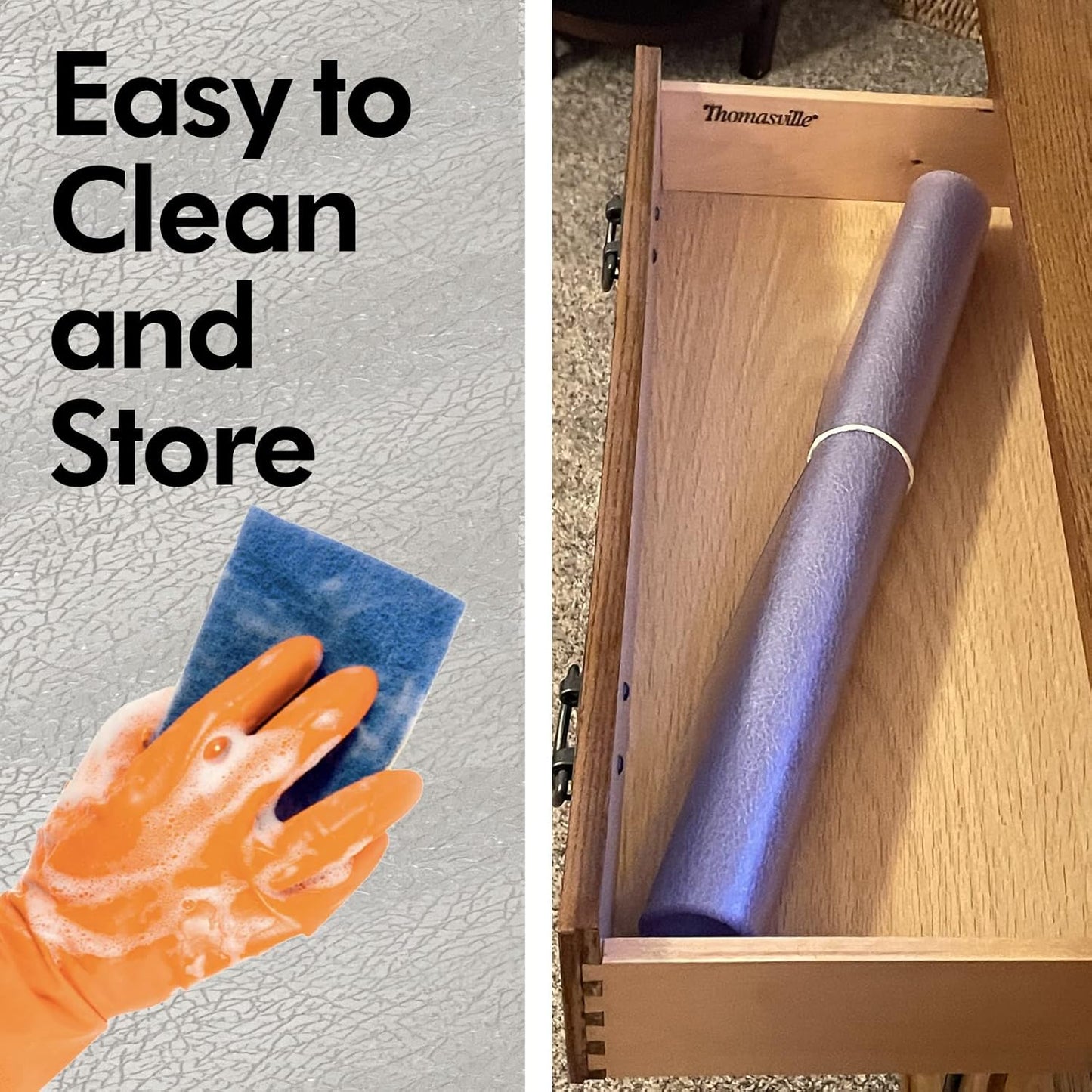 RESILIA Work Bench Mat - 15” X 36” X 0.06" Scratch-Resistant PVC Mats - Protect Your Workbench, Table, or Tool Station from Painting, Woodworking, Crafting, Building, & More, Black, Made in USA
