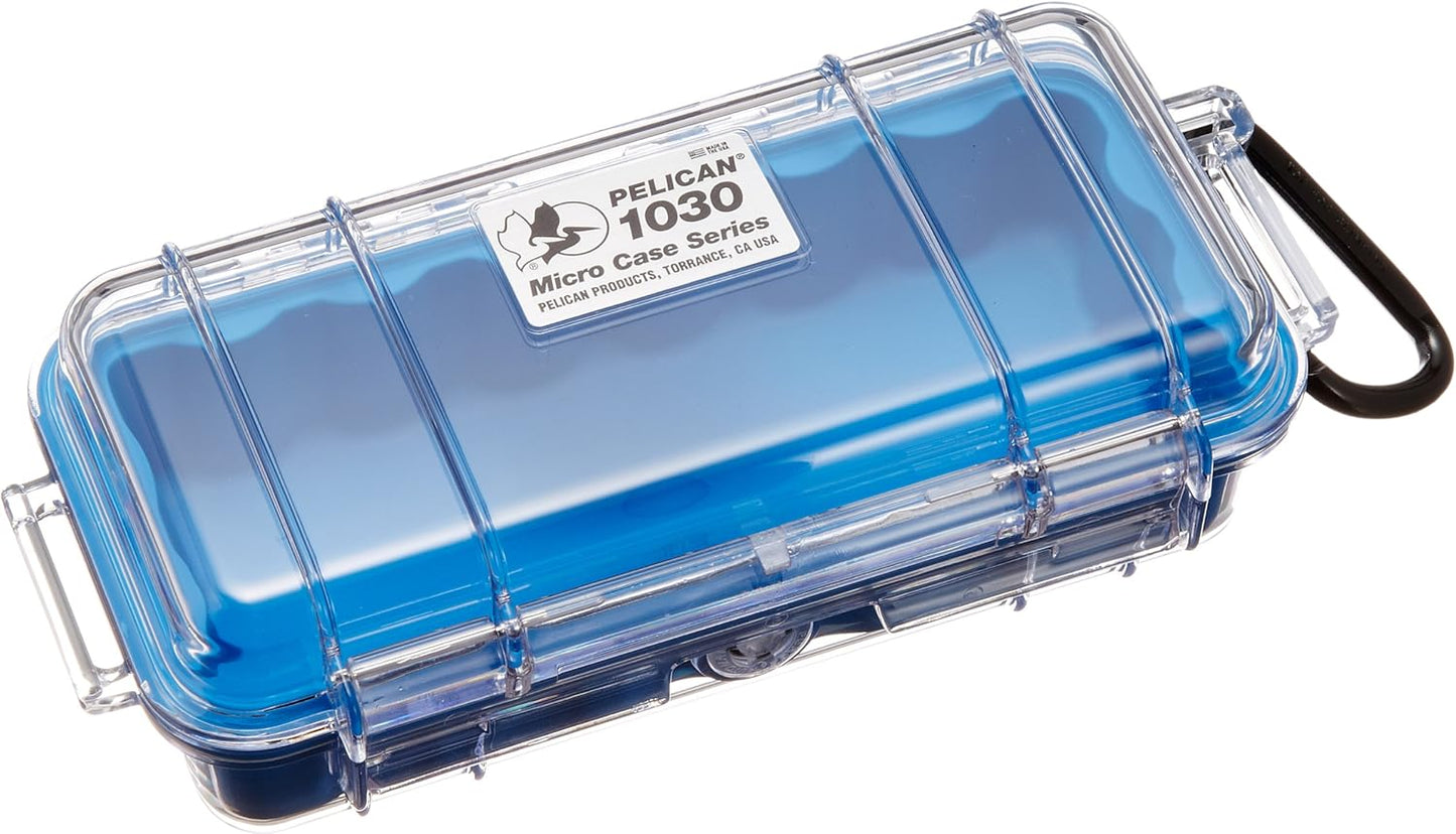 Pelican 1030 Micro Case (Black/Clear)