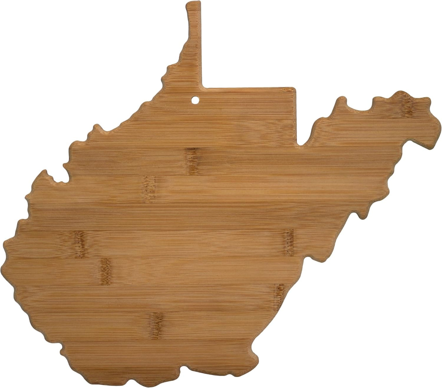 Totally Bamboo Oklahoma State Shaped Bamboo Serving and Cutting Board